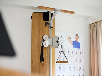 Unser Fitnessbereich mit tollen Geräten von Nohrd ist perfekt für ihr workout im Urlaub