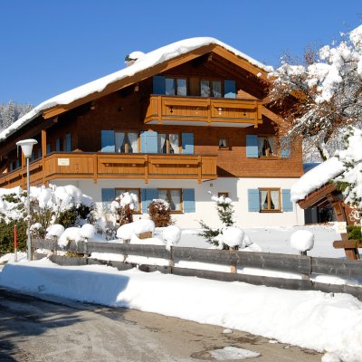 Landhaus Theresa erstrahlt in der Wintersonne