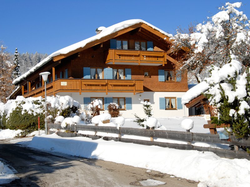 Landhaus Theresa erstrahlt in der Wintersonne