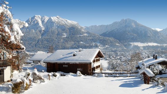 Landhaus Theresa - Blick auf Oberstdorf