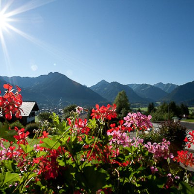 Ausblick auf Oberstdorf