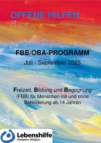 FBB-OBA-Programm von Juli bis September 2025