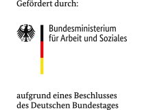 Logo des Bundesministerium für Arbeit und Soziales.