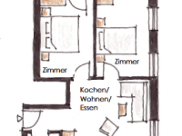 Grundriss Bergsicht