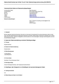 Hauptverwaltung Repräsentation