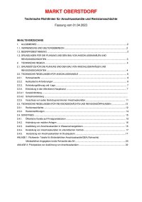 Technische Richtlinien für Anschlusskanäle