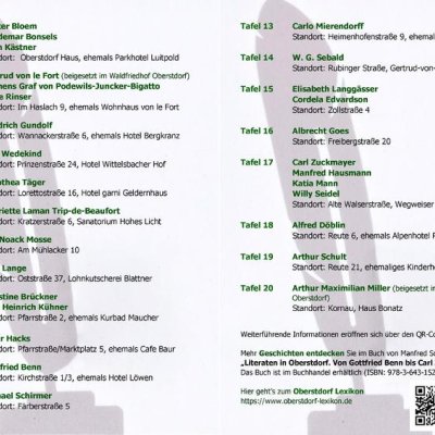 Literatenweg Flyer