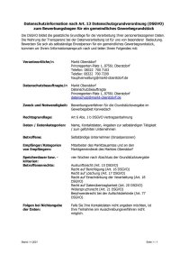 Karweidach Datenschutzinformation Bewerbung
