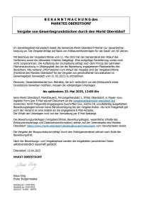 Bekanntmachung Vergabe von Gewerbegrundstücken_2025 04 09