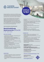 Stellenangebot Therme: Bereichsleitung Gastro