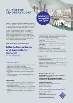 Stellenangebot Therme: Mitarbeitende Bade-/Saunadienst