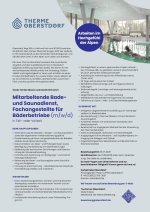 Stellenangebot Therme: Mitarbeitende Bade-/Saunadienst, Fachangestellte für Bäderbetriebe