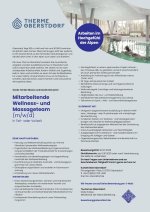 Stellenangebot: Therme Oberstdorf - Mitarbeitende WellnessMassage
