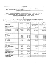 Kommunale Musikschule Gebührensatzung ab 01.09.2025