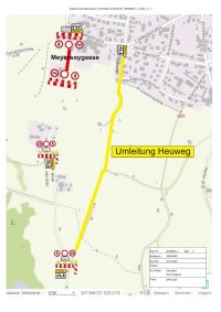 Sperrung Meyersoygasse Nord bis Ludwigstraße