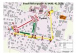 Sperrung Ludwigstraße erster Bauabschnitt bis 1209