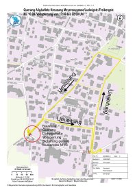 Vollsperrung Kreuzung Meyersoygasse/Ludwigstr./Freibergstr. am 1009