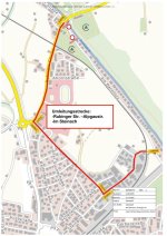 Umleitungsstrecke Rubinger Str. Alpgau Str. Im Steinach bis 3110