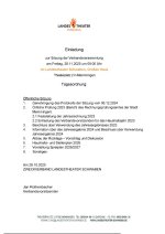 Bekanntmachung Verbandsversammlung Landestheater Schwaben 28.11.2025
