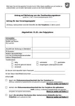 Zweitwohnungssteuer Härtefallantrag