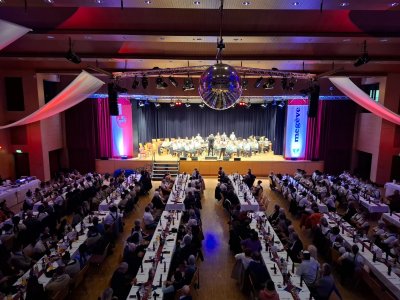 Jumelage Festsaal von oben