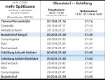 Fahrplan Schöllang