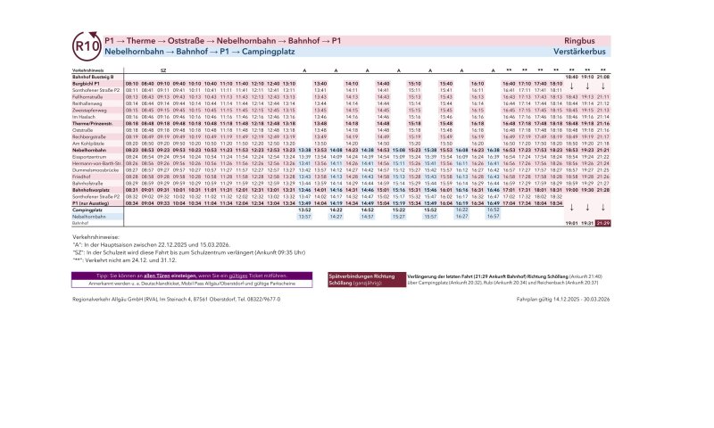 Fahrplan R10