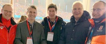 Besuch bei der 74. Vierschanzentournee