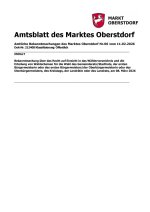 Amtsblatt Nr. 06/2026 vom 11.02.2026 Markt Oberstdorf