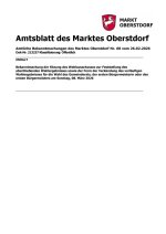 Amtsblatt Nr. 08/2026 vom 26.02.2026 Markt Oberstdorf