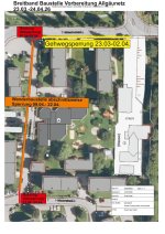 Breitband Baustelle 23.03. bis 24.04.2026