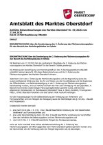 Amtsblatt Nr. 19/2026 vom 27.04.2026 Markt Oberstdorf