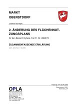 Flächennutzungsplan für den Bereich Oybele - Zusammenfassende Erklärung zur 2. Änderung