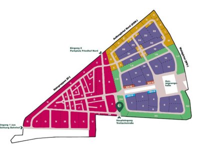 Lageplan Waldfriedhof