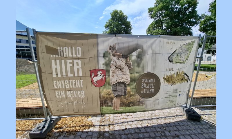 Hier entsteht ein neuer Spielplatz