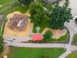 Draufsicht Spielplatz