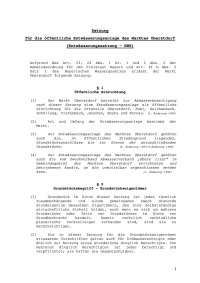 Entwässerungssatzung