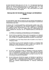 Satzung über die Herstellung von Garagen und Stellplätzen_2007_04_10