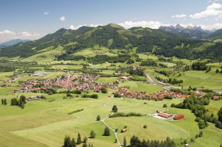 Wertach mit Blick auf Reuterwanne