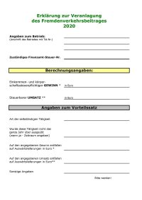 Formblatt FVB 2020