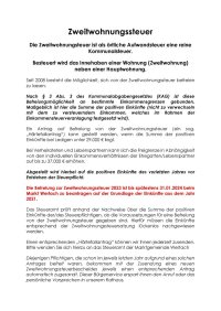 Zweitwohnungssteuer