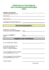 Formblatt FVB 2022