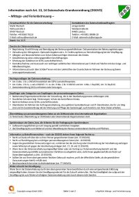 Information nach Art. 13 und 14 Datenschutz- Grundverordnung (DSGVO) Mittags- und Ferienbetreuung