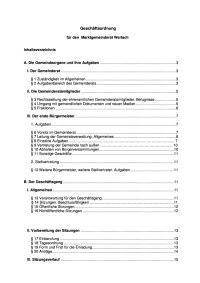 Geschäftsordnung