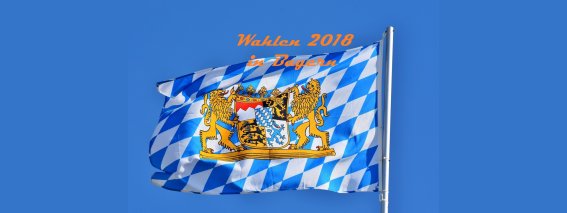 Byernflagge mit Text