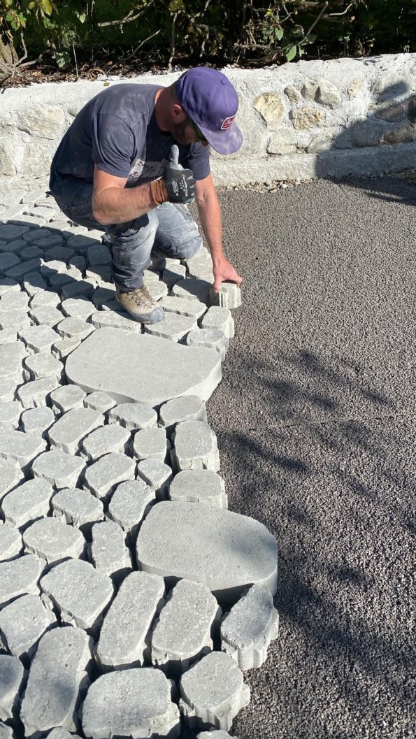 Pflasterarbeit