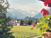 Blick vom Balkon