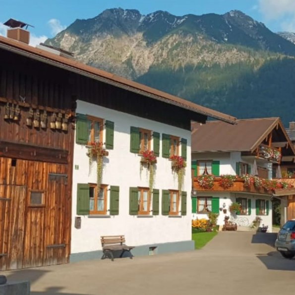 Hofeinfahrt zum Michelasr's Hüs