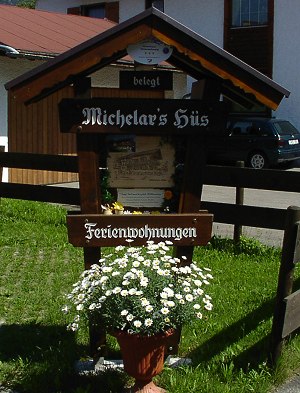 Herzlich Willkommen im Michelar's Hüs