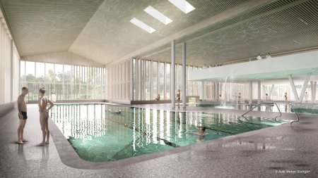 Therme Badehalle Sportbecken